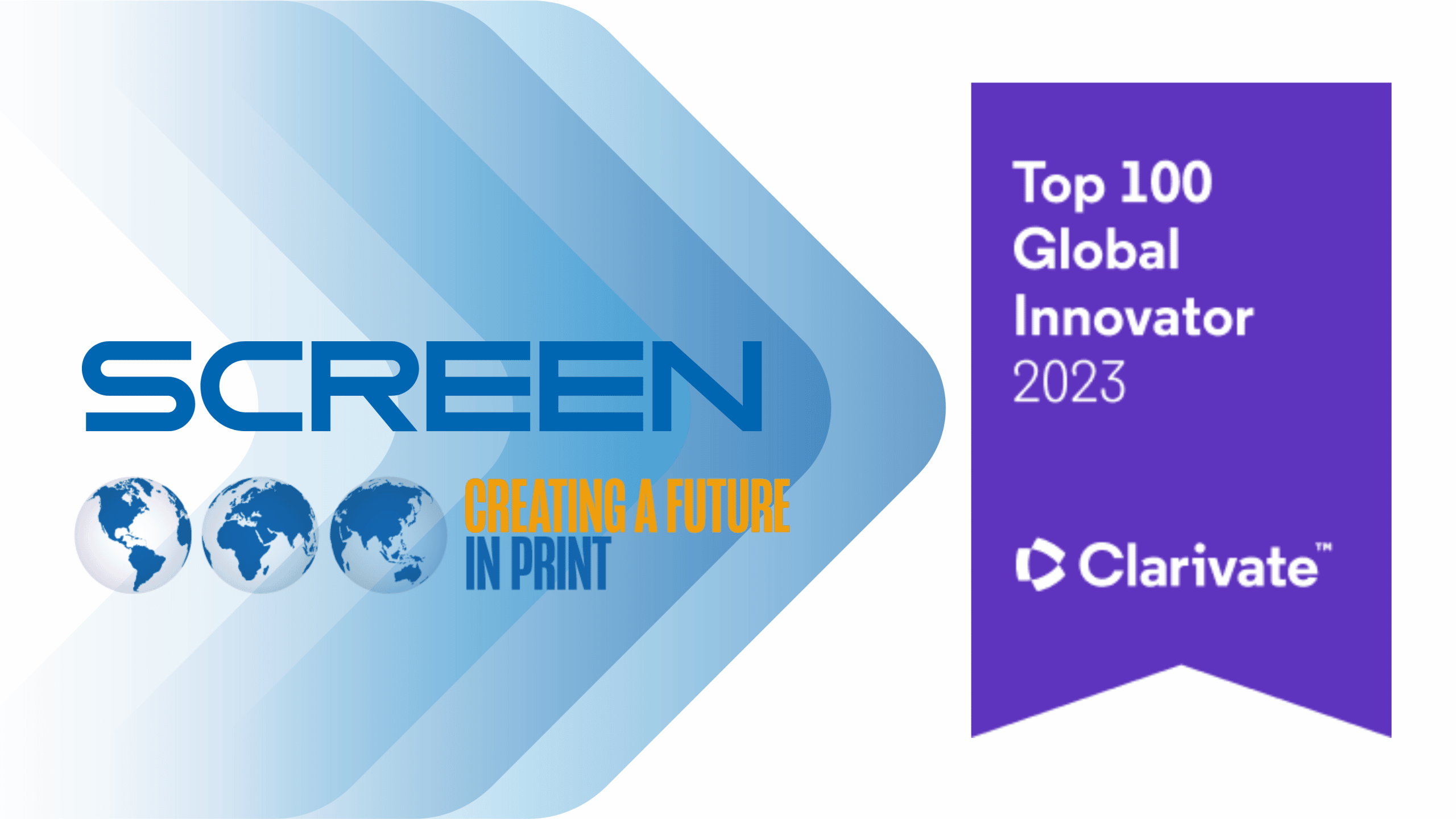 Image from SCREEN nominé par Clarivate au top 100 des innovateurs mondiaux en 2023